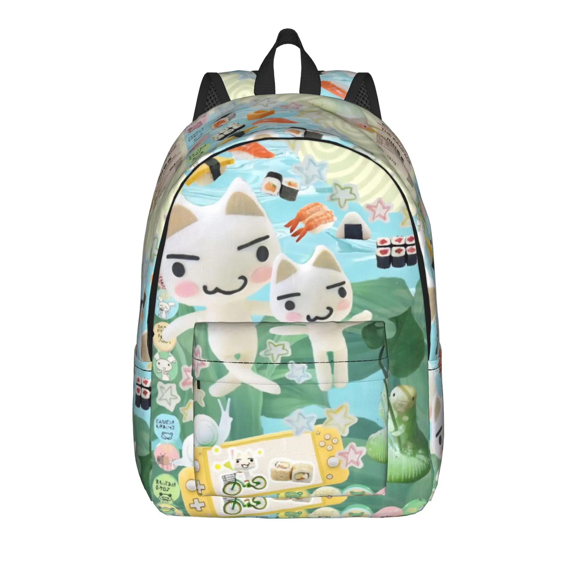 Toro Inoue Cat Backpack for Men Women Casual High School Business Daypack Cute Cartoon Laptop Computer Shoulder Bag Sports