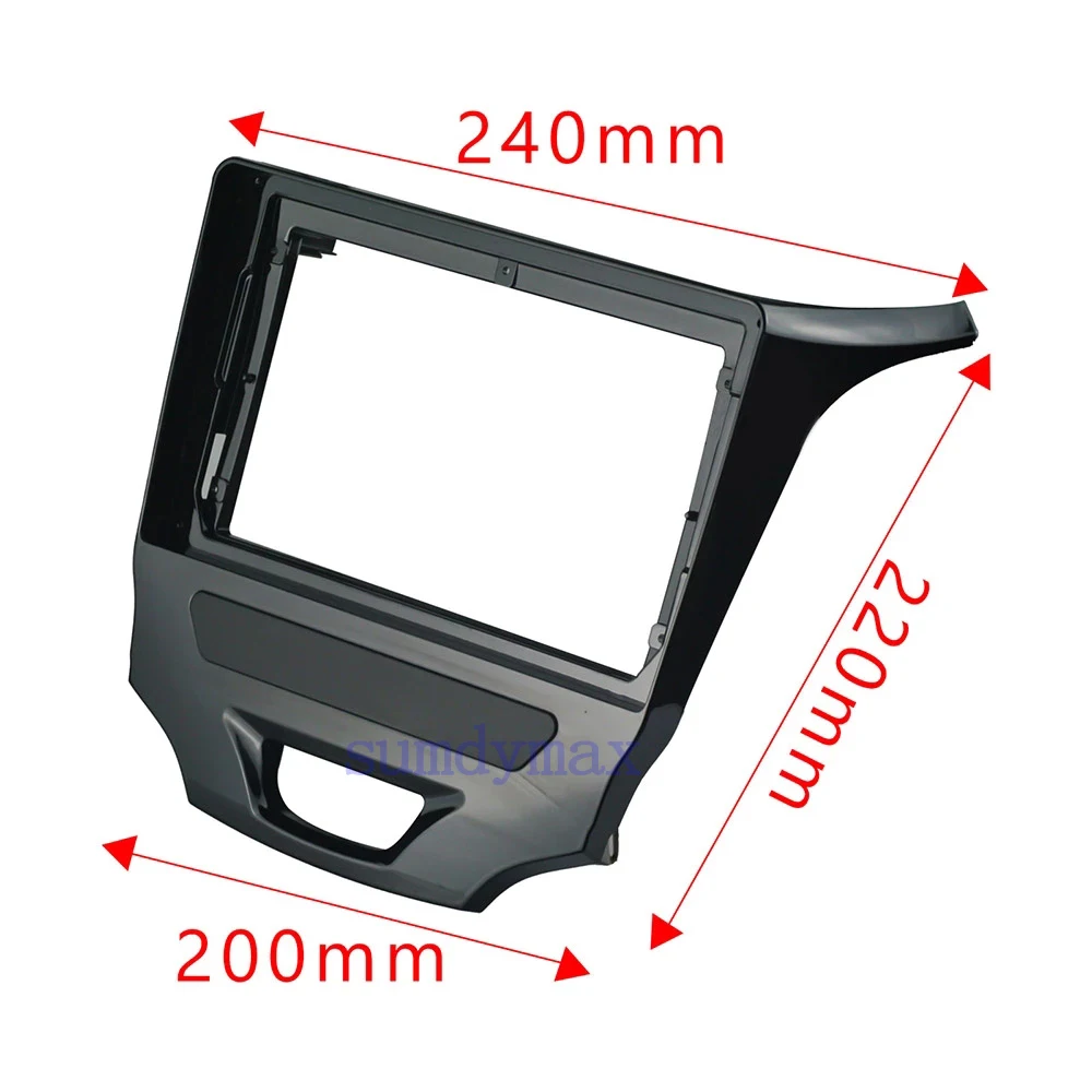 9" Douoble 2Din Car Radio Fascia For Chevrolet Cruze 2015 2016 2017 DVD Stereo Frame Panel Refitting Dashboard Bezel Trim Kit