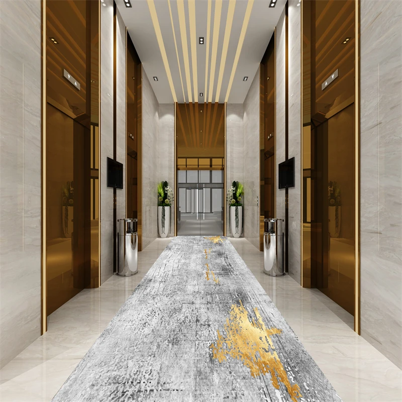 

Modern Runner Long Corridor Carpets for Hallway Decoration Home Floor Mats Luxury Lobby Aisle Entryway Decor Area Rug Washable