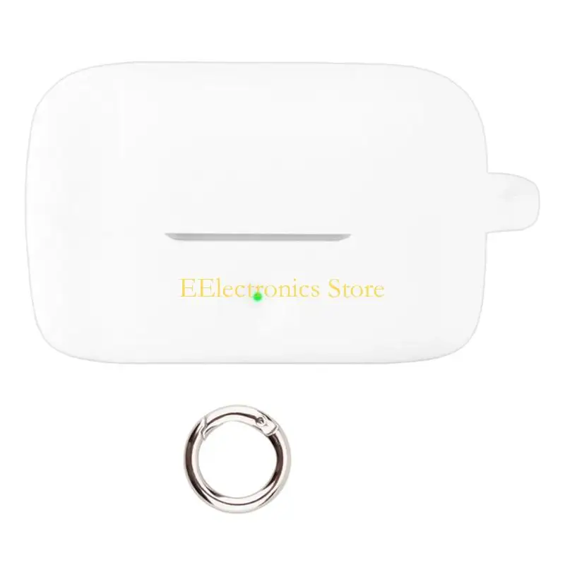 B03C Full Shell Cover for Wireless Earbud Charging Case, Front Light Window and Soft Silicone for Commute Organization