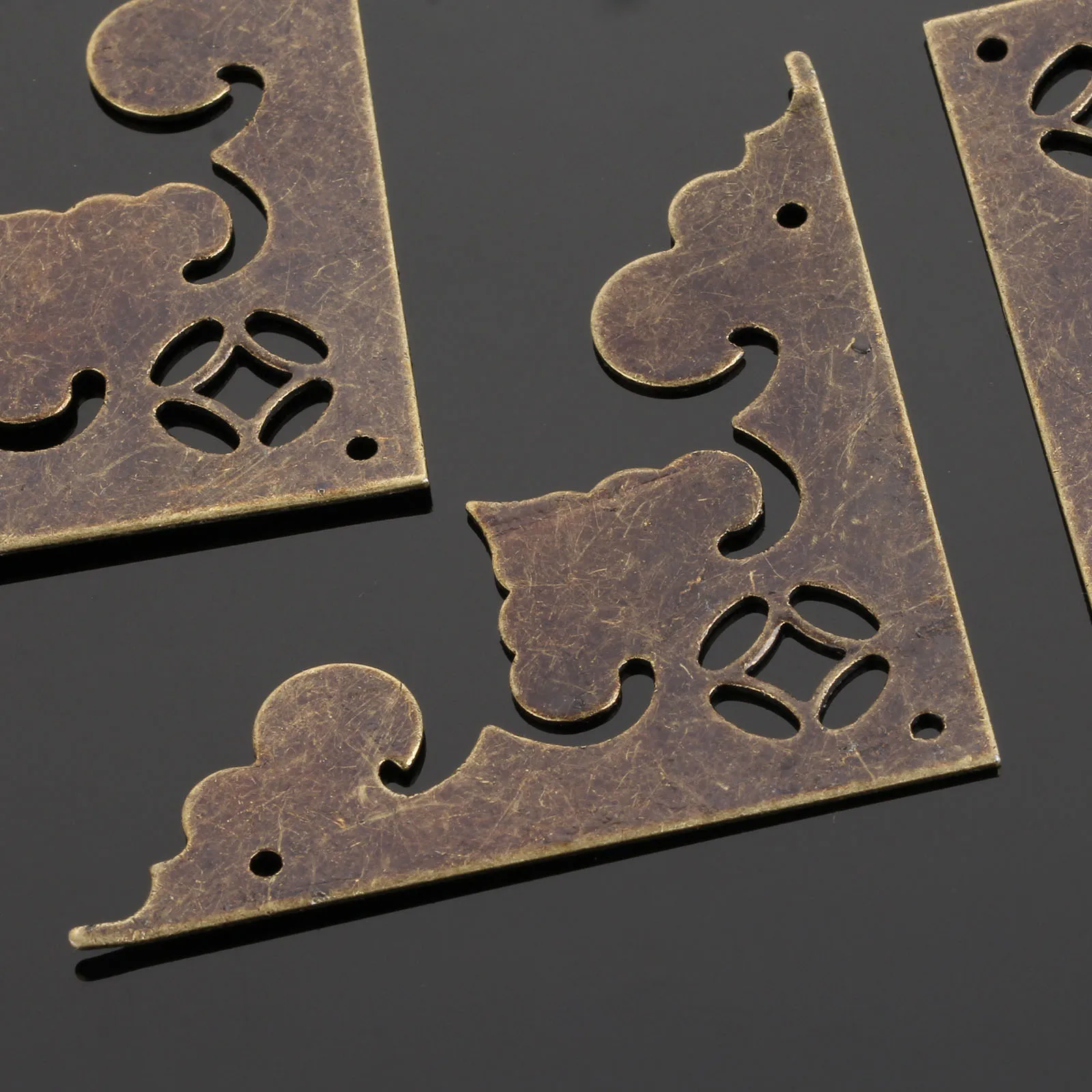 4pcs Decorative Corner Protectors 58mm Decorative Feet Leg Corner Protector Cover for Furniture Corner Bracket - view 6