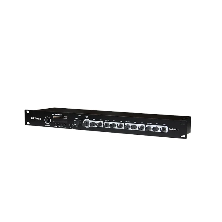 Commercial Pre Amplifier 1U Pro Sound PAS-1524 Commercial   o PA Amplifier
