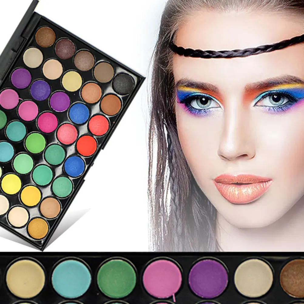 

Eye Shadow Palette Matte Multicolor Pressed Eyeshadows Intense Pigmented For All Skin Tones Smoky Eyes