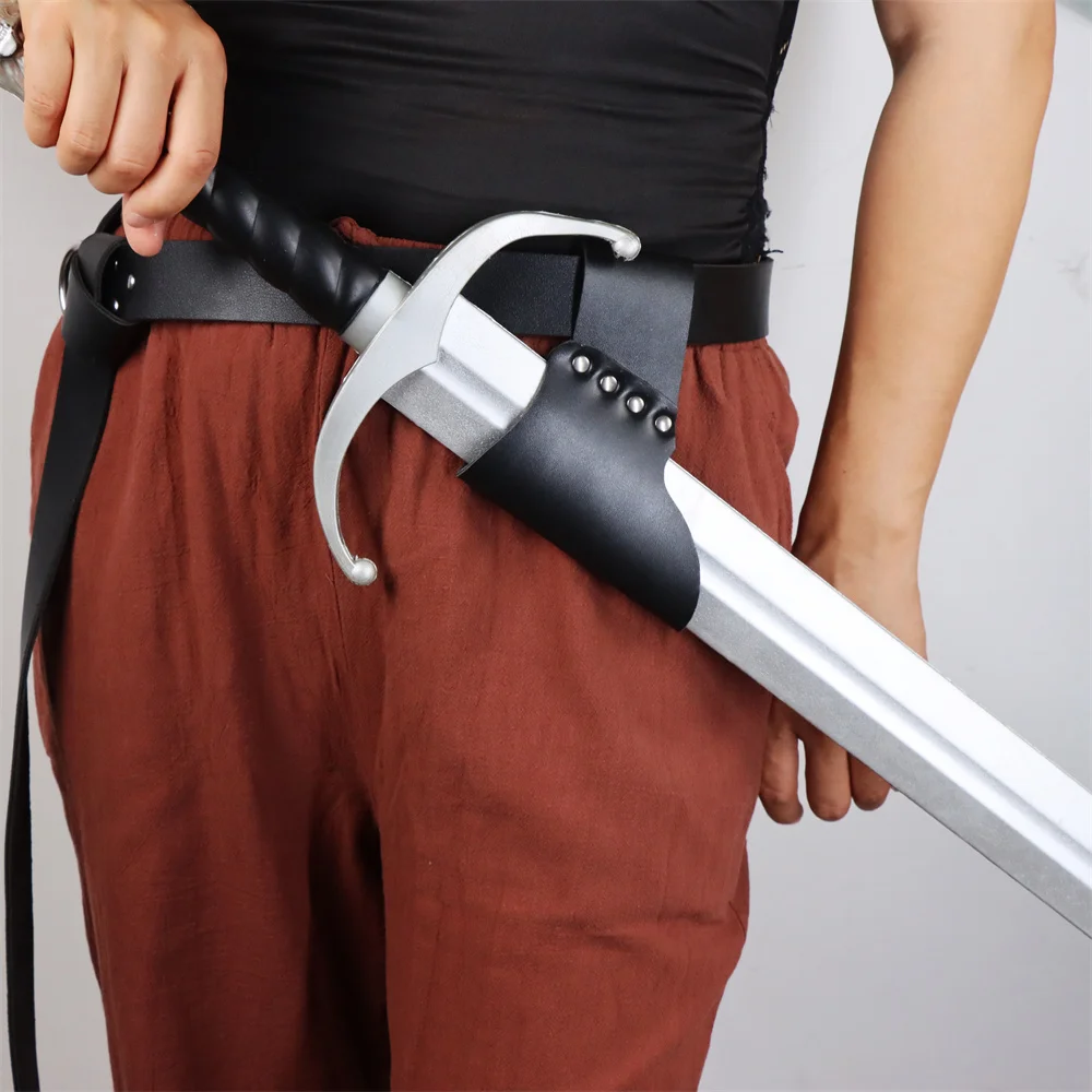 Mittelalterliche Lederscheide Renaissance Wikinger Ritterscheide Halloween Cosplay Bühnenaufführung Rollenspiel Retro Gürtel