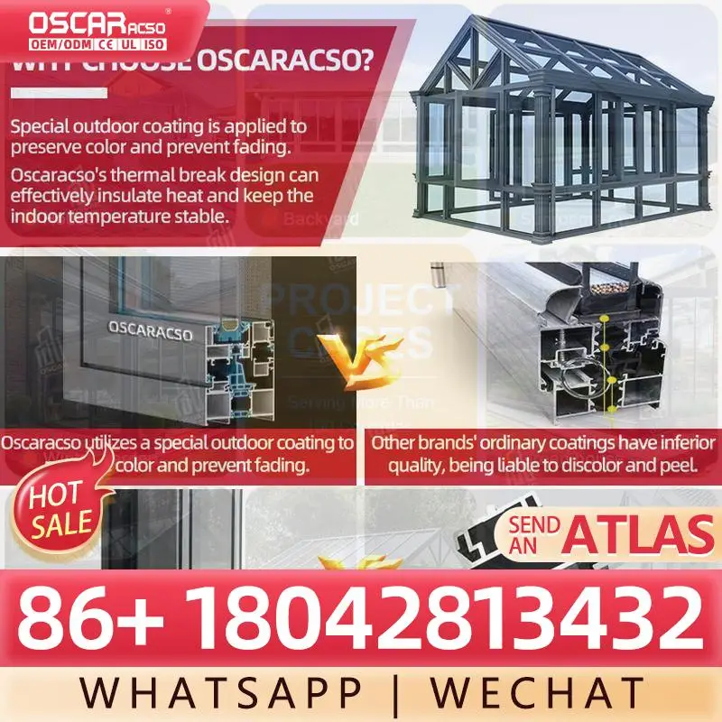 Outdoor Glass Sunroom and Prefab Glass Structure: Insulated for Winter Versatile for Balcony Patio and Garden Use  sunroom