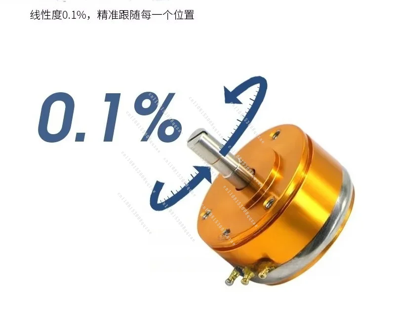 WDD35D4 Angle Displacement Sensor, 5K Conductive Plastic Potentiometer, 0.1% High Precision for Inverted Pendulum