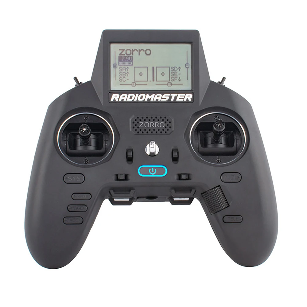 Zormaster Zorro ELRS 2.4 GHZ RC denetleyici CC2500 JP4IN1 radyo verici pil Hall Gimbal uzaktan kumanda helikopter ile