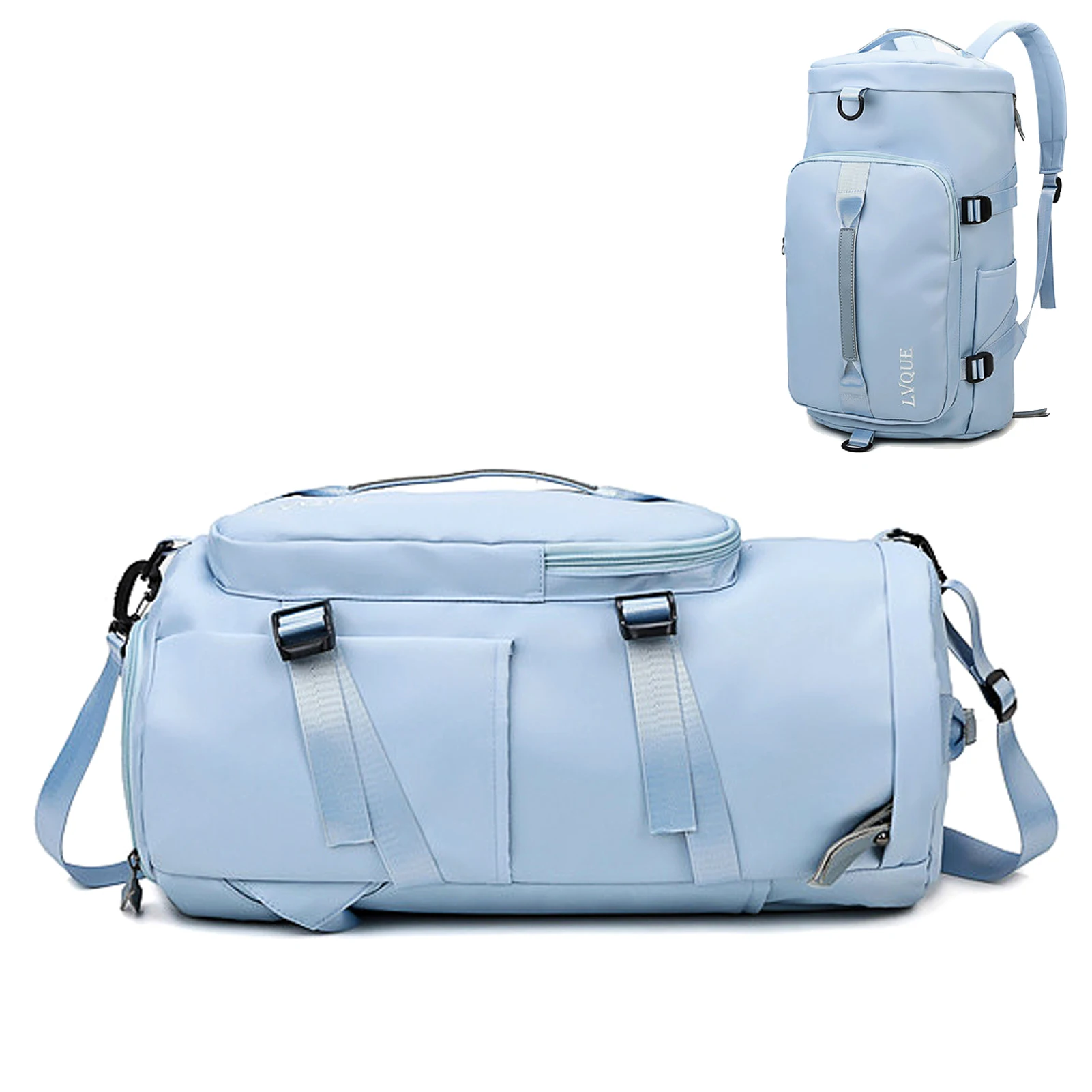 Sac de sport Oxford avec compartiment à chaussures pour femme et homme, polochon de sport, entraînement, initié, 600D, 28l