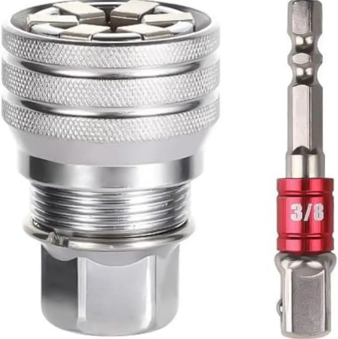Universal Socket Wrench Multi-function Universal Socket Wrench Tool Socket Tool for 3/8" Drive Ratchet Torque Power Drill