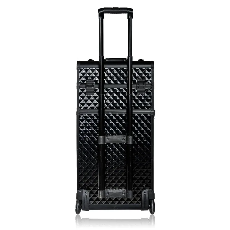 REBEL Series Pro Maquiadores Rolling Train Case - Trolley Case Rolling Trolley Salon Trolley