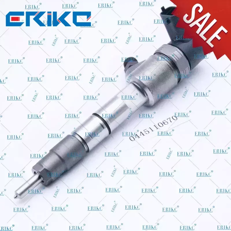 

ERIKC Common Rail Injector Parts 0445110670 CRI Diesel Fuel Injector Assy 0445 110 670 Injection Pump 0 445 110 670 for JAC 2.8l