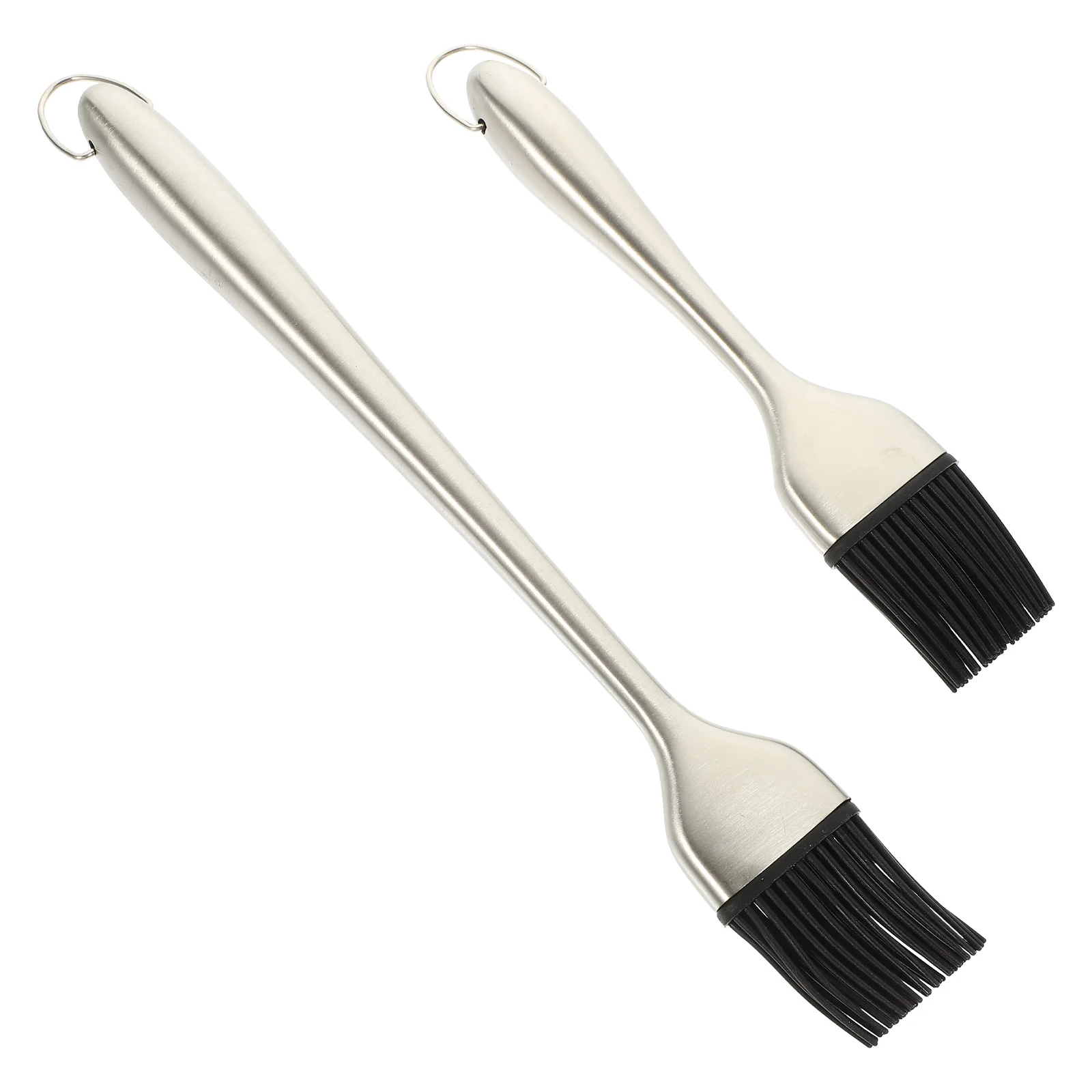 

2Pcs Oil Brush Basting Silicone Sauce Grilling Kitchen BBQ Utensils Cooking Tools Heat Resistant NonStick