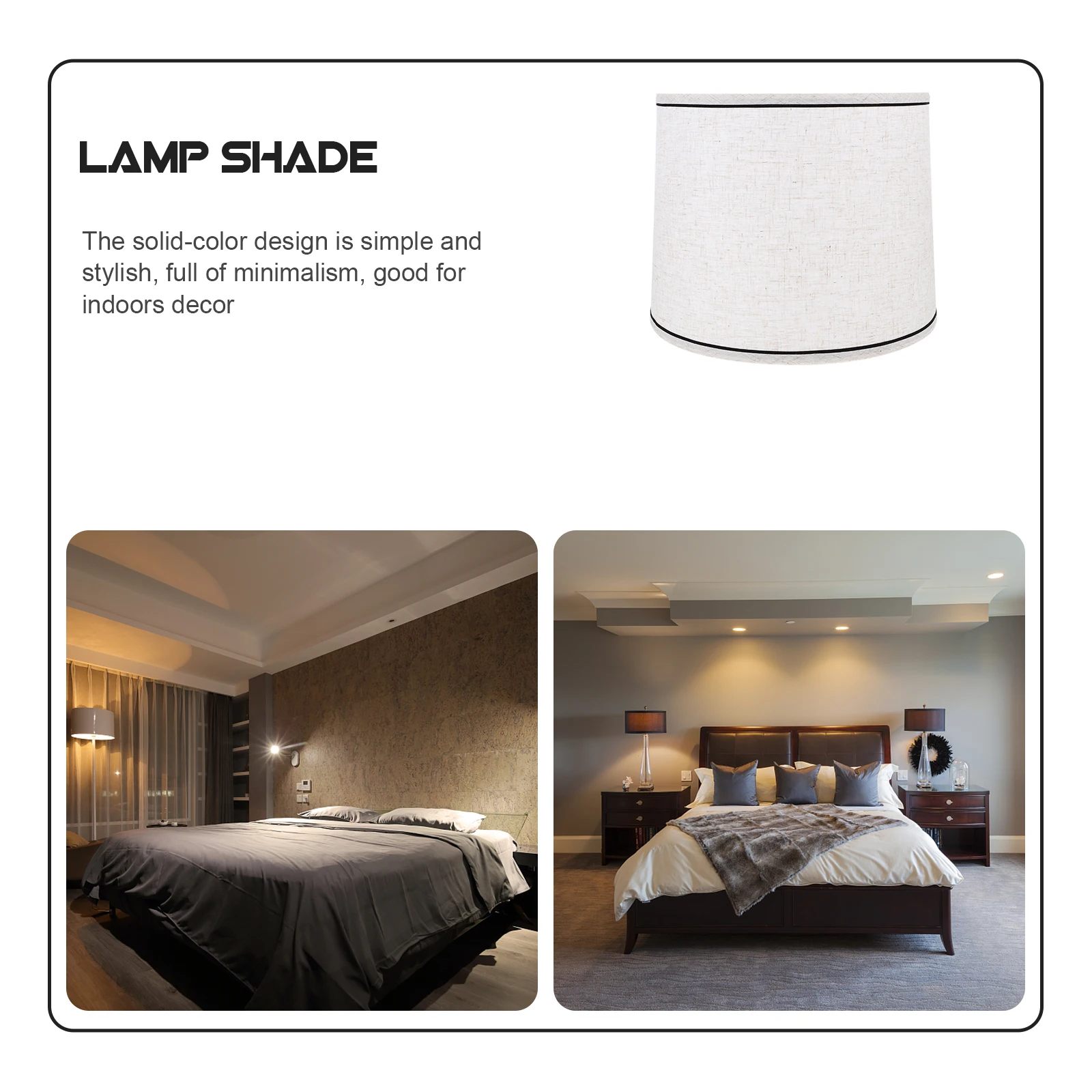 

Cover Lampshade Lampshades for Table Cylindrical Round Fabric Bedside Replacement Linen