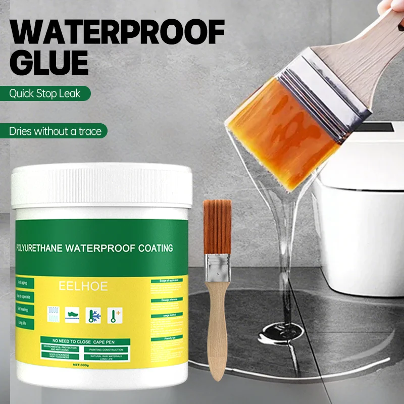 

30/300/500/1000g Waterproof Coating Sealant Agent Waterproof Insulating Sealant Transparent Repairing Anti-Leakage Adhesive