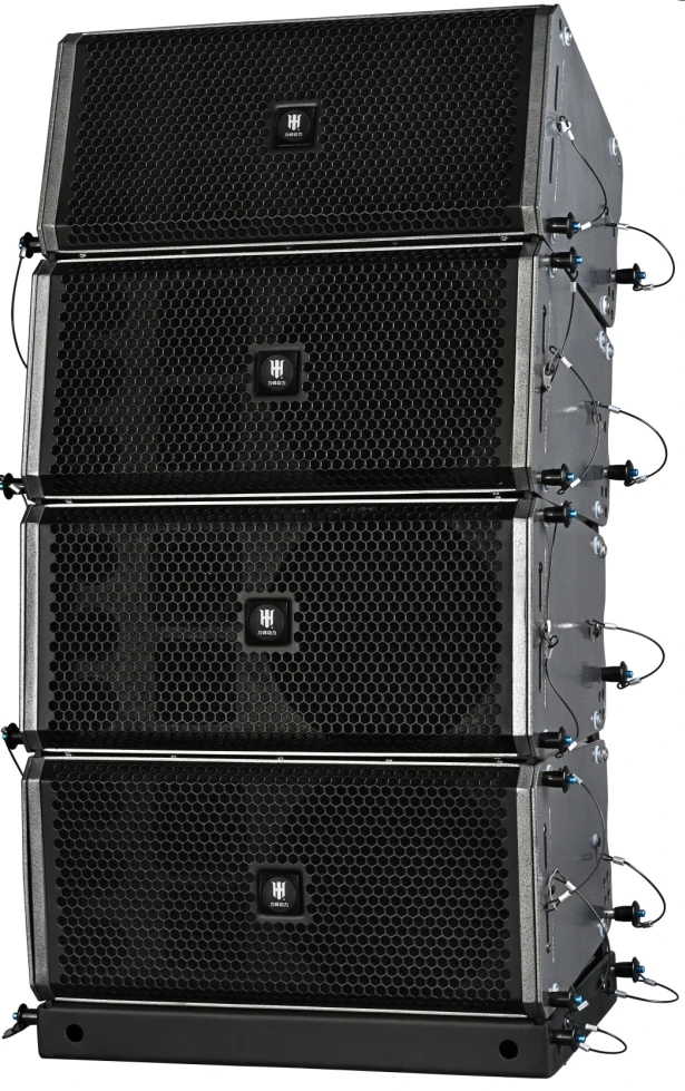 8 Inch 200W Passive Line Array Speaker Aluminium Alloy Outdoor Waterproof 3-Way Full Frequency Speaker