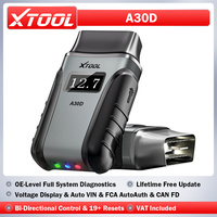XTOOL A30D Wireless Diagnostic Tool for iPhone Android  Bidirectional OBD2 Scanner 19+ Reset Active Test CANFD FCA Free Update