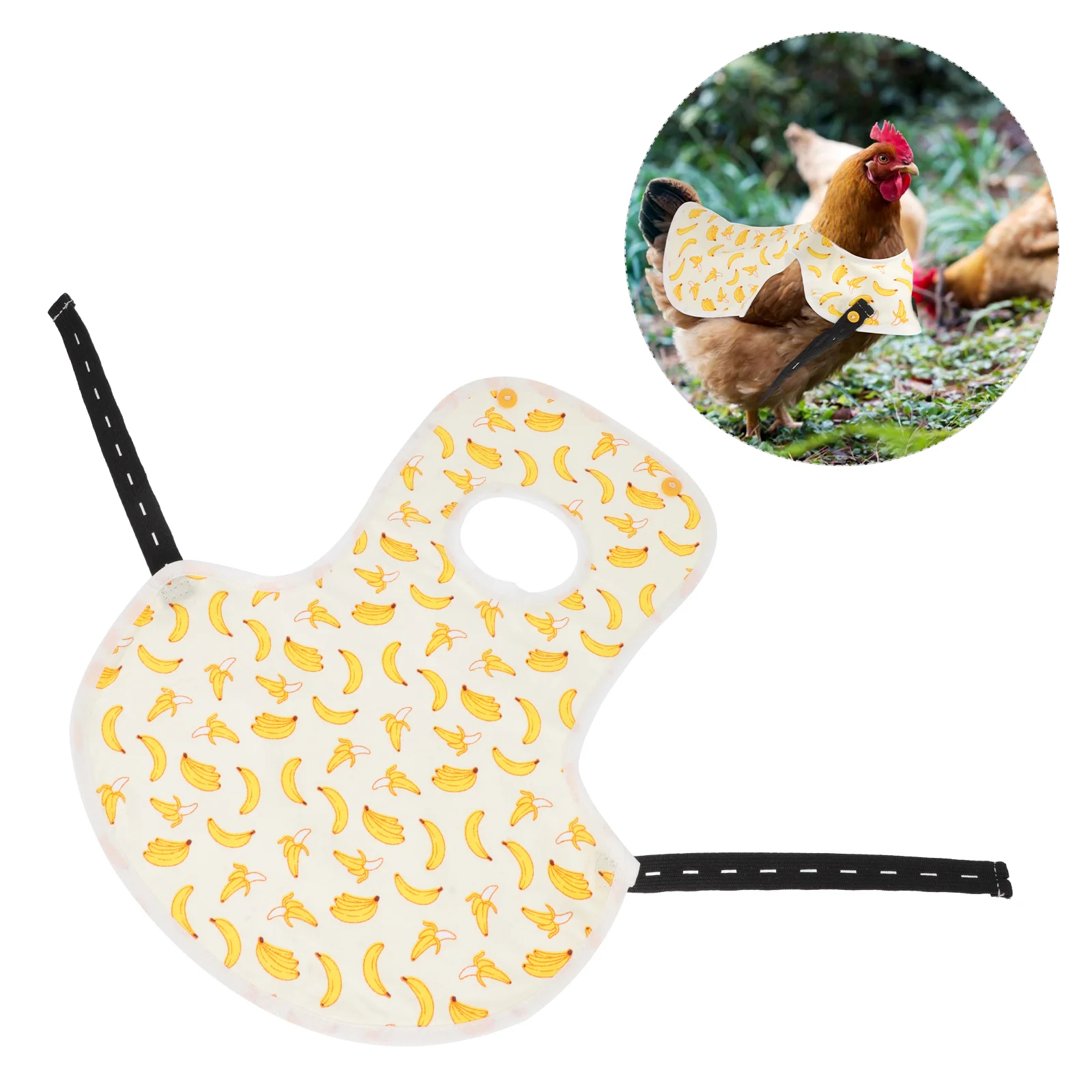 1pc Chicken Saddle Chicken Hen Apron Poultry Saddle Wing Cover with Strap chicken apron adorable chicken apron