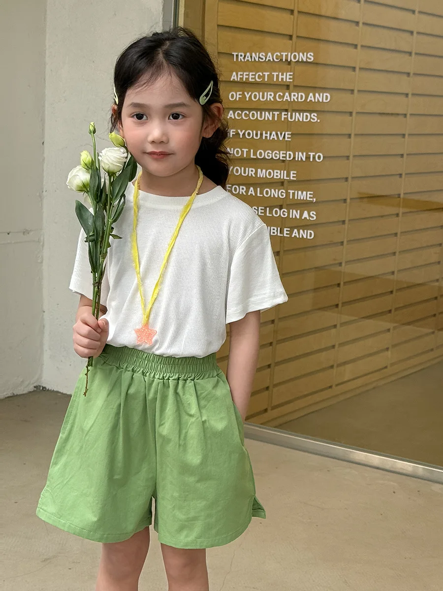 2-10T Cotton Summer Infant Boy Girl Shorts Toddler Kid Baby Clothes Loose Casual Childrens Shorts Outfit