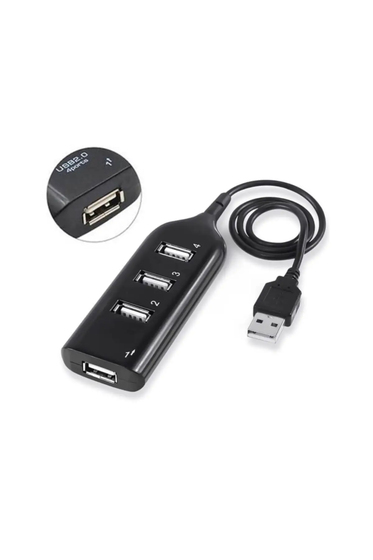 4 Port Usb Coupler Multiplexer Hub Usb 2.0 Multiplexing Pc Laptop