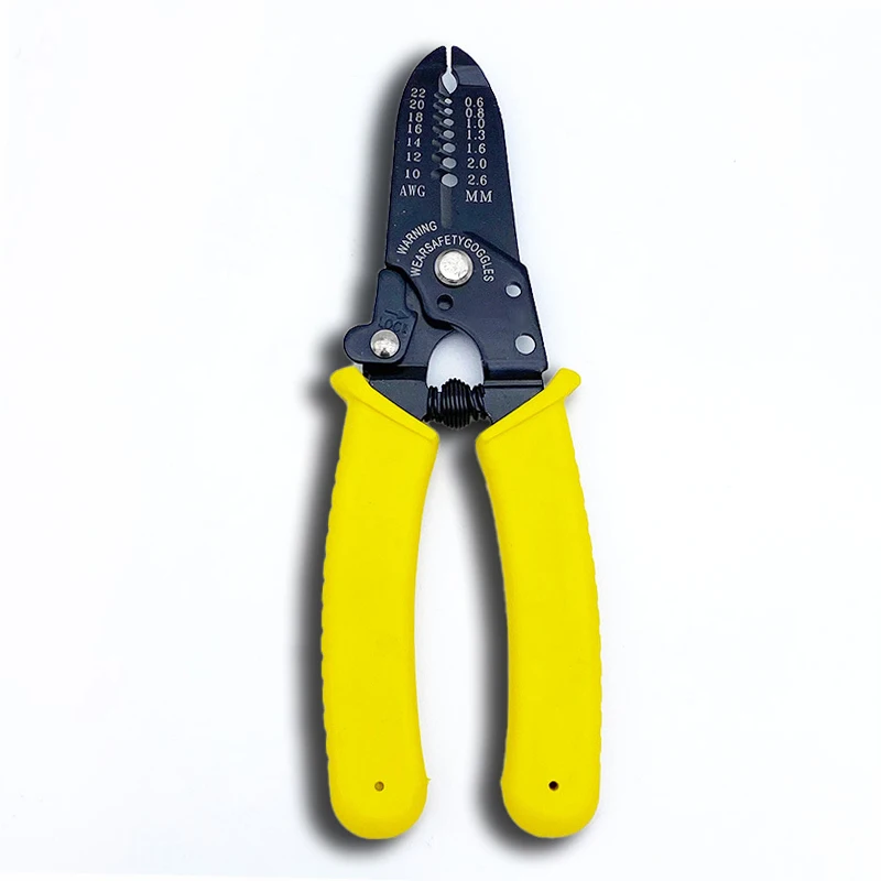 

Multifunctional Wire Strippers for 0.6-2.6mm Cable Cutting Crimping Terminals Pliers C-RV Professional Electrician's Hand Tools
