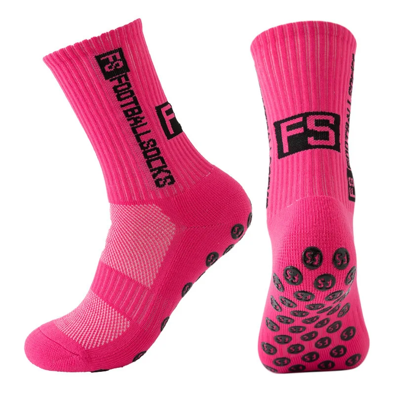 Dreamlikelin 1 Pair High Quality Wear-Resistant Football Socks Soft Breathable Thick Sports Socks Adhesive Anti Slip Sweat Absor view 4