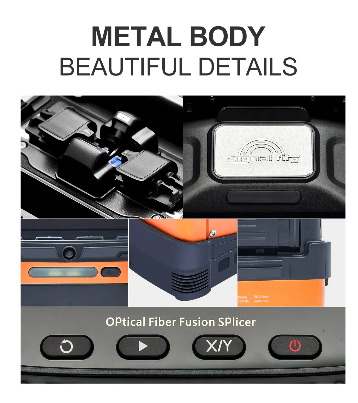 Fire AI-5 Pro Fusion Machine Signal Fire AI-5pro 6 Motors 5S Multi-language Automatic Optical Fiber Fusion Splicer