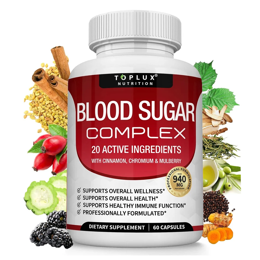 

Добавка для поддержки нормального уровня сахара в крови — 20 комплексов активных ингредиентов для поддержки уровней сахара в крови уже в нормальном диапазоне