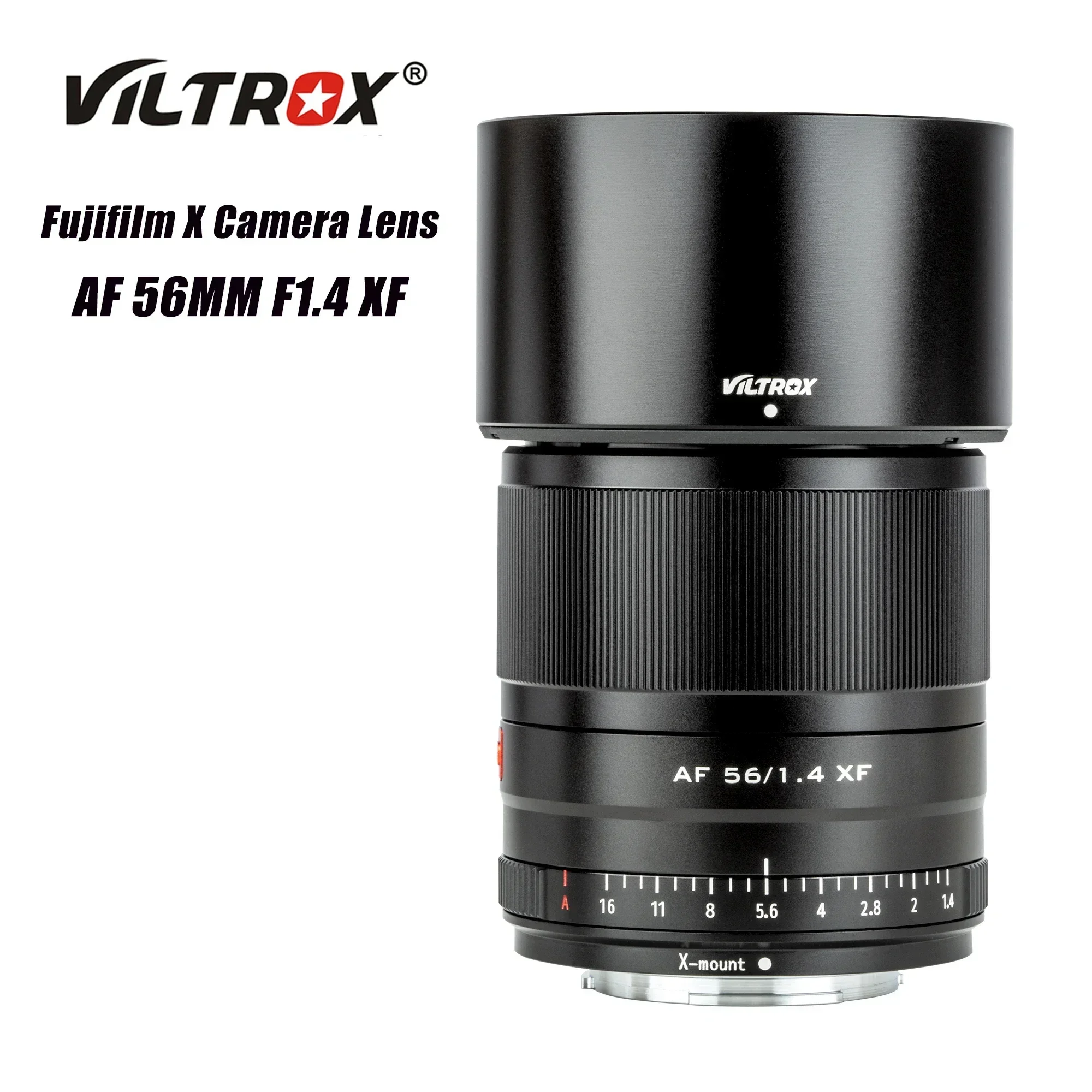 Viltrox 56mm F1.4 Portrait Large Aperture Auto Focus Telephoto Lens for Fujifilm Fuji X Mount Camera Lens