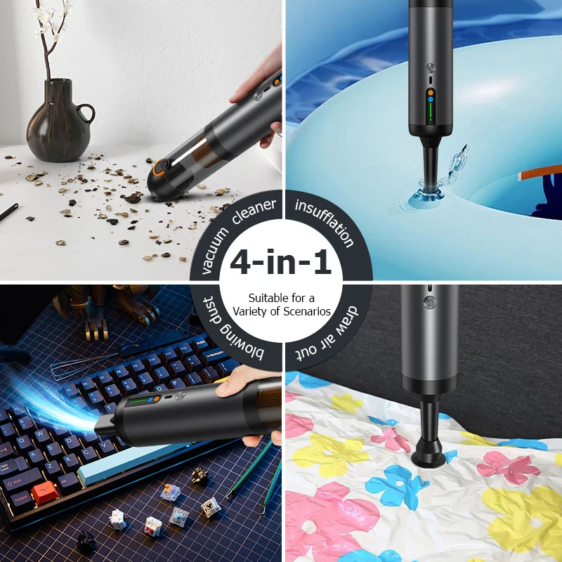 20000pa Handheld Mini Cordless Vacuum Cleaner for Car Powerful Wireless Portable Home Vacuum Cleaner Electric air duster