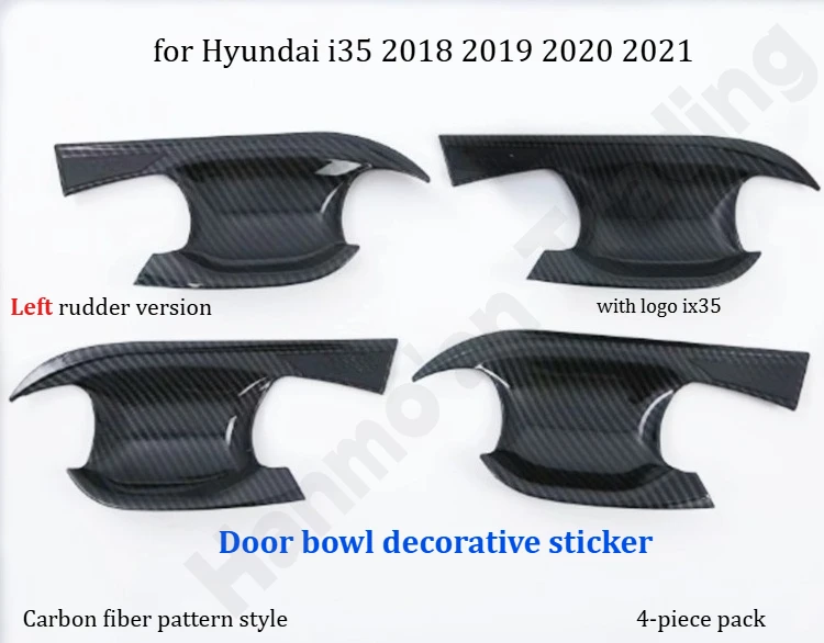 ヒュンダイ-i35-2018-〜-2021-電気メッキハンドルハンドルドア手首装飾ステッカー-車の改造外装アクセサリー