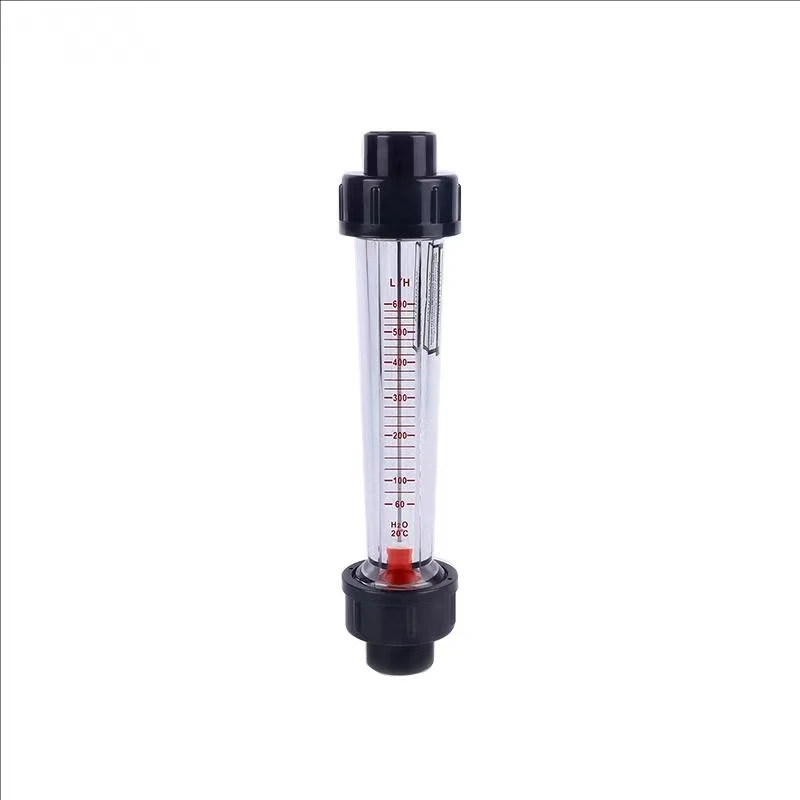 Plastic Piping Liquid Float Flowmeter Water Flow Meter Rotameter UPVC Pipeline Flowmeter 1Pcs