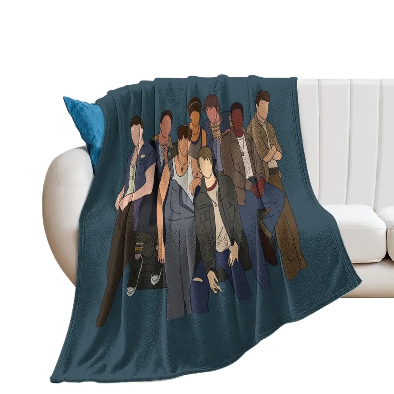 

The Outsiders - Musical Throw Blanket funny gift Decorative Sofas Blankets For Sofas manga Blankets