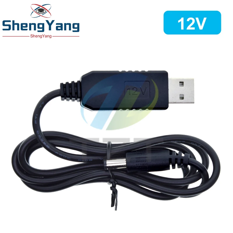 TZT Usb Power Boost Line Dc 5v To Dc 9v / 12v Step Up Module Usb Converter Adapter Cable 2.1x5.5mm Plug