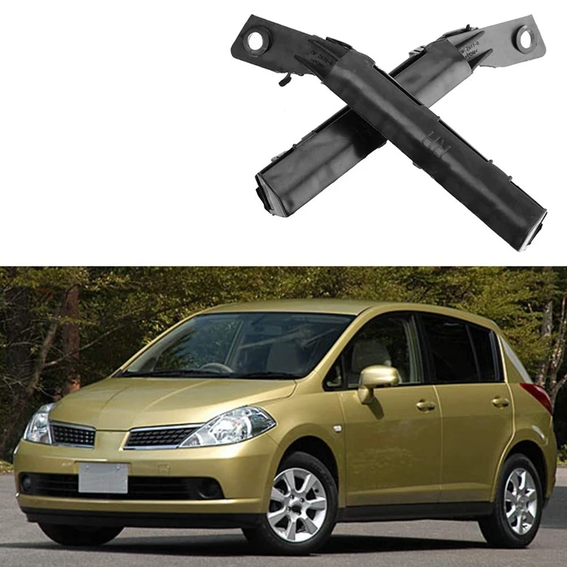 

ABNF!Car Front Bumper Bracket For Nissan Tiida 07-12 Front Bumper Bracket 2 Pieces For Nissan Versa Ni1062100, Ni1063100