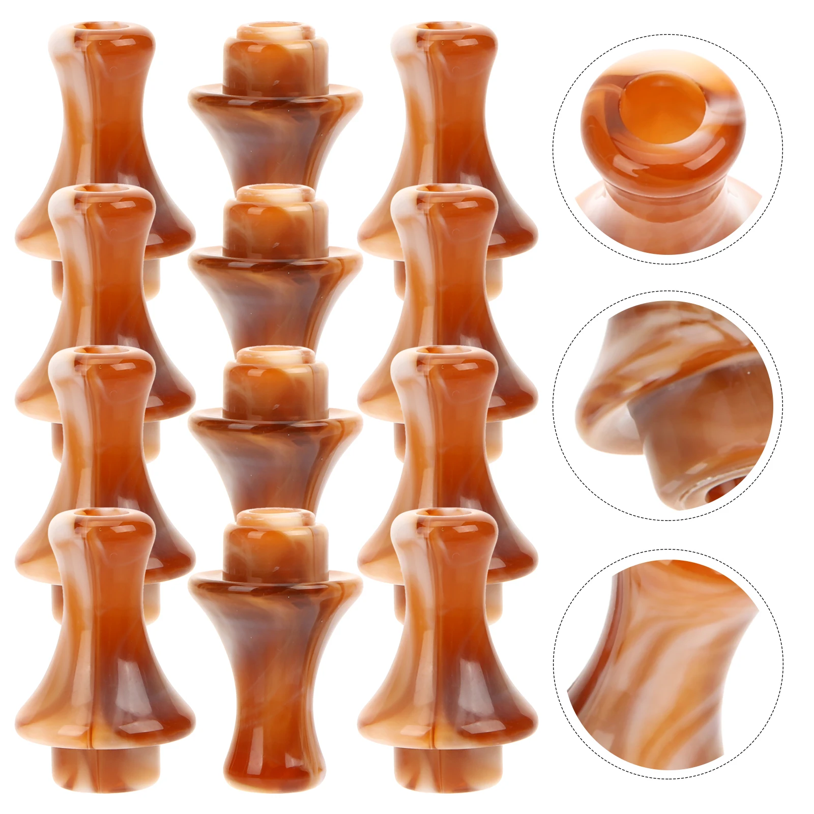 

16 Pcs Cucurbit Mouthpiece Hulusi Universal Mouthpieces Instrument Parts for Musical Instruments