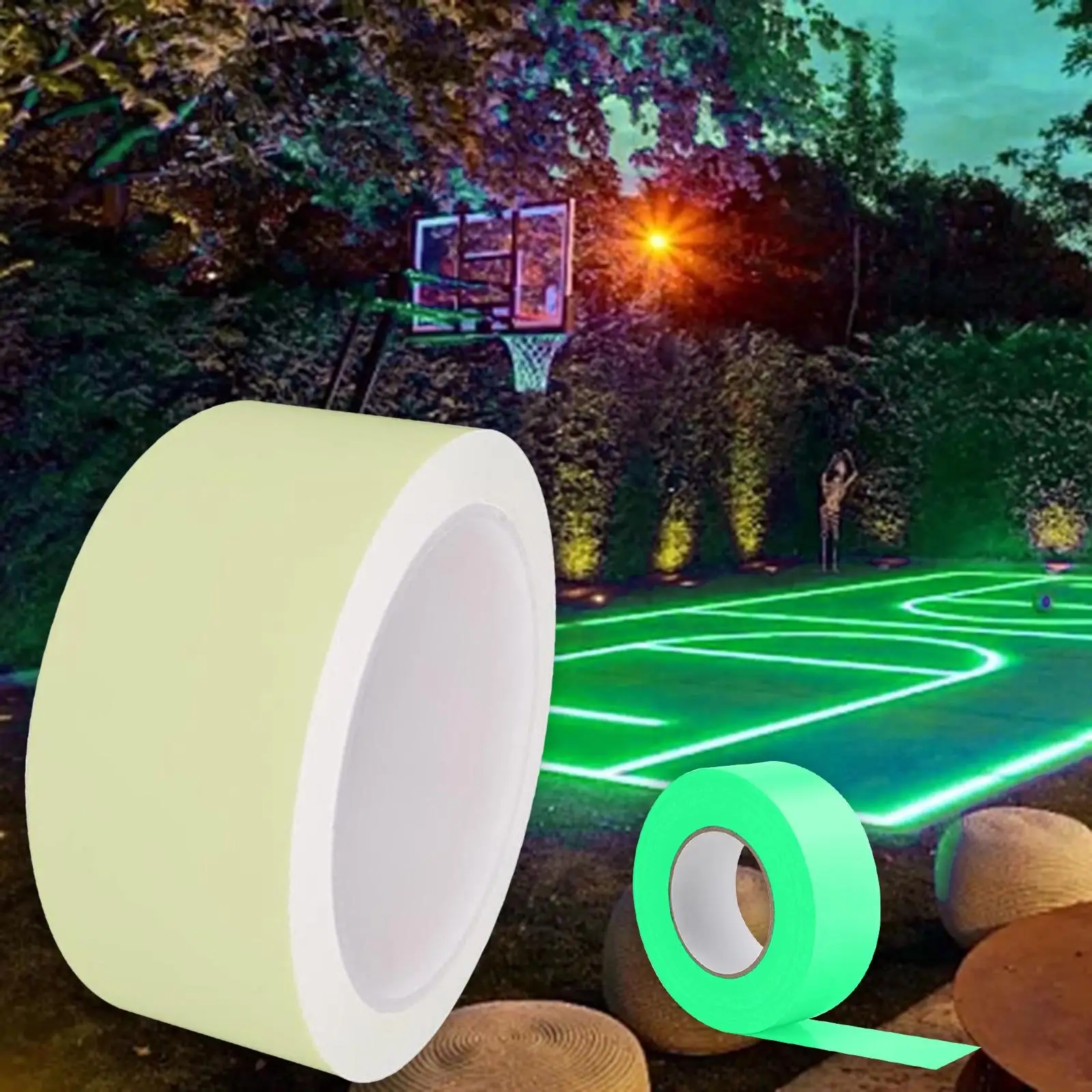 

Glow in The Dark Tape Luminous Tape Sticker Waterproof Tape Warning Security Tapes for Stairs Outdoor Sports Night Decorations