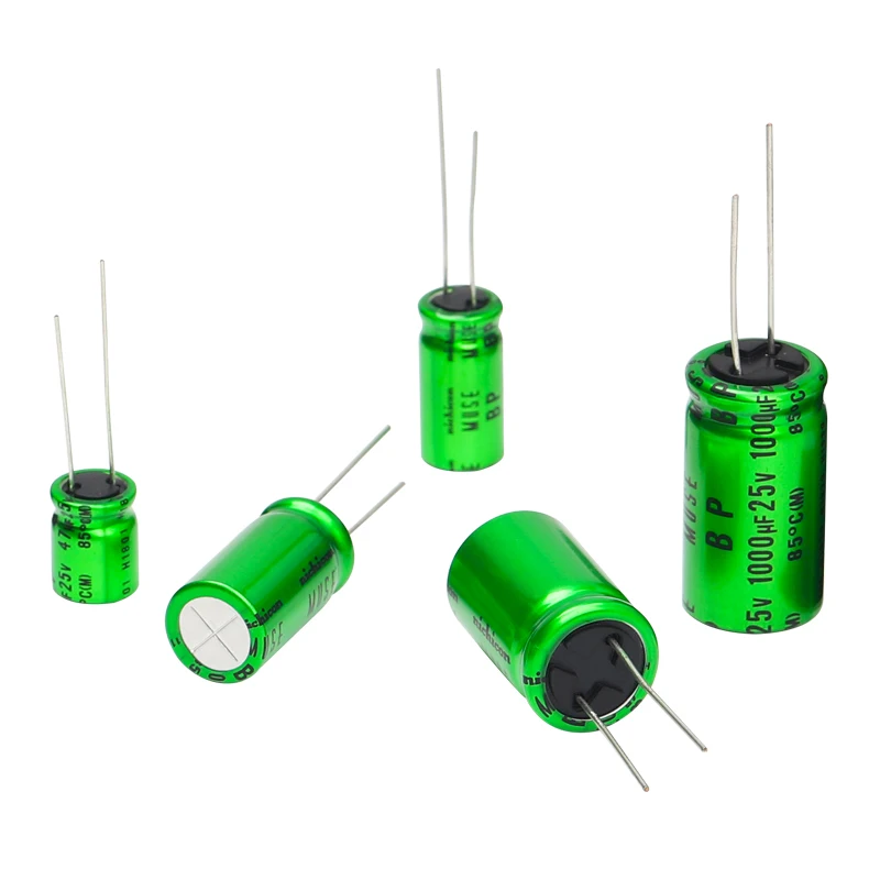 (10pcs) 16V 25V 35V 50V Nichicon MUSE BP Non-Polar HiFi Audio Frequency Fever Capacitor 1/2.2/4.7/10/22/47/100/220/470/1000UF