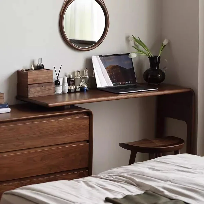 Modern Drawers Vanity Table Makeup Bedroom Bedside Study Living Room Dressing Table Wood Vintage Penteadeira Home Furniture