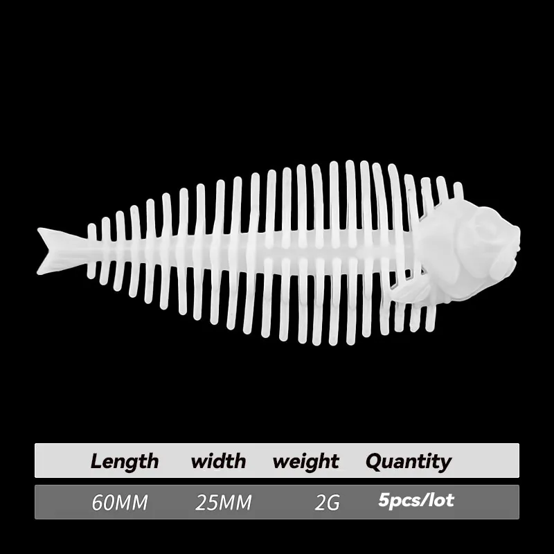 بازوكا الصيد إغراء Pesca عظم السمك مرونة عالية المحاكاة الحيوية سيليكون لينة شاد المتذبذب تهزهز دودة سويم الكارب باس بايك