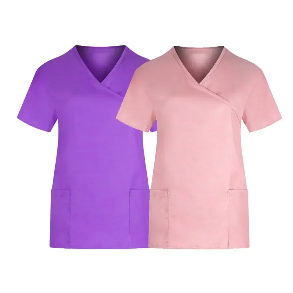 Newest High Quality Hot Sale Hospital Uniform Wholesale Tops And Pants Medical Women Nursing Scrubs Uniforms Sets Dental Scrubs