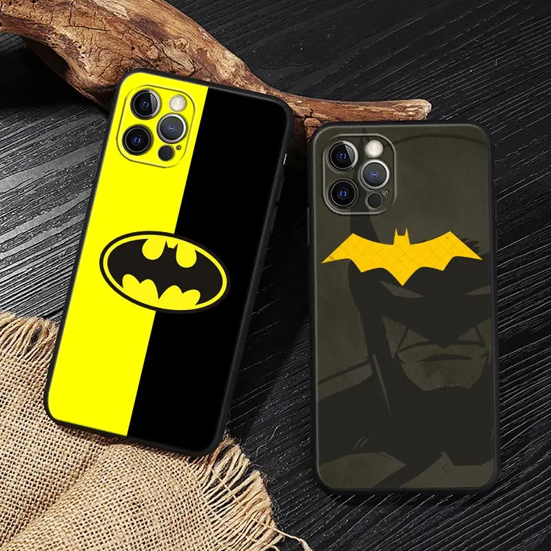 Marvel Batmans Catwomans Funda For iphone 15 Pro Max Case For iPhone 14 11 12 13 Mini 15 Pro 14Plus XS 8 SE 2020 Case Soft Cover