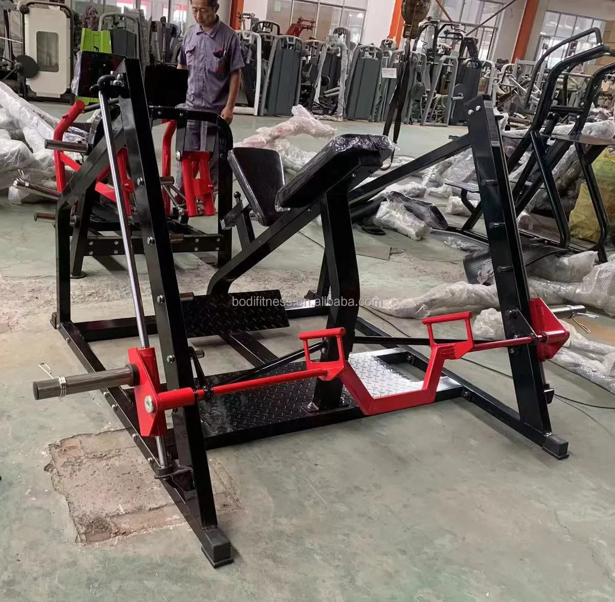 Steel Plate Loaded Machine,Commercial Plate Loaded Fitness Equipment Incline Lever T Bar Row Machine