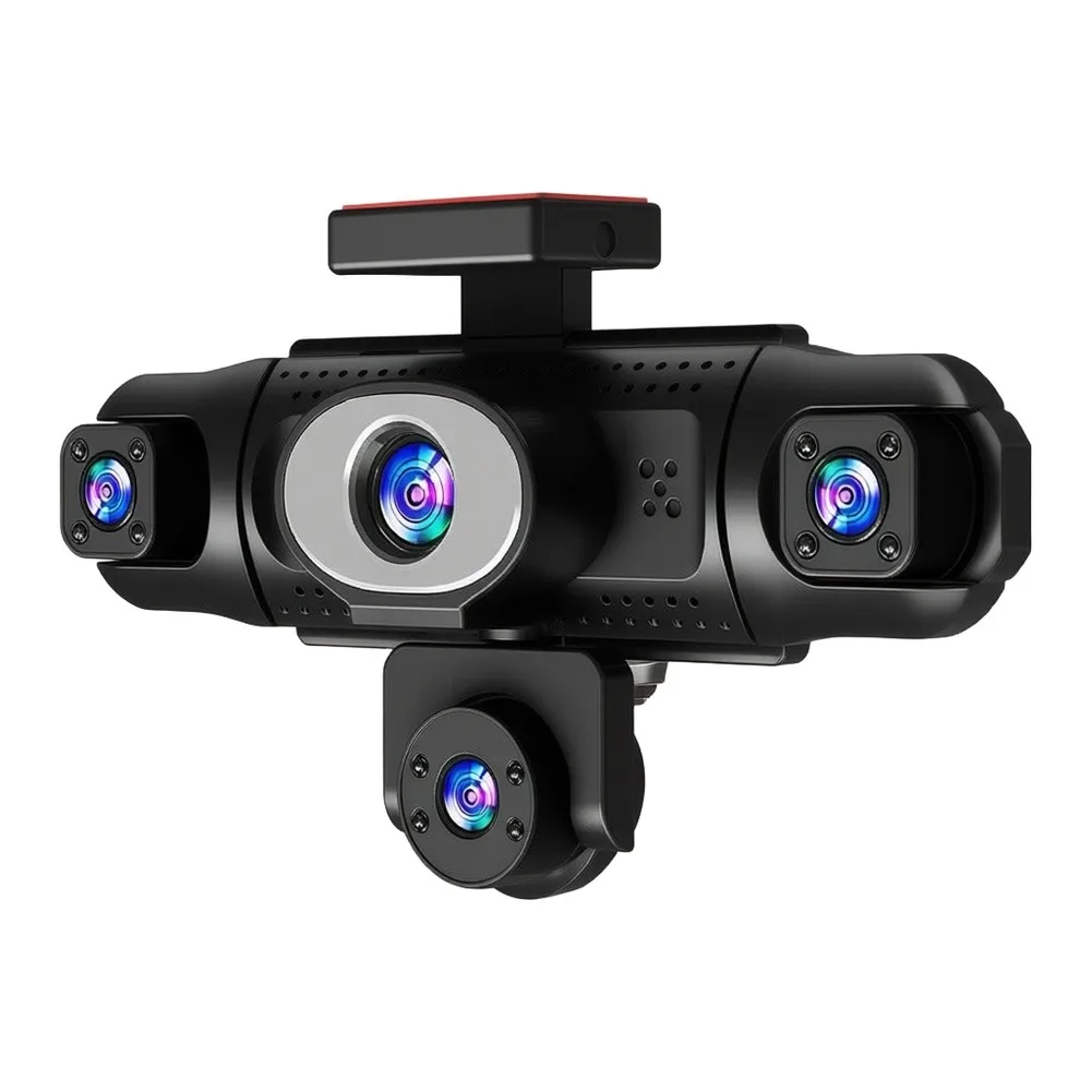 5 Lens For Dash Cam 360 Degree Full View 4K For Uhd Front Camera 1080P Side Cameras Loop Recording Motion Detection Parking