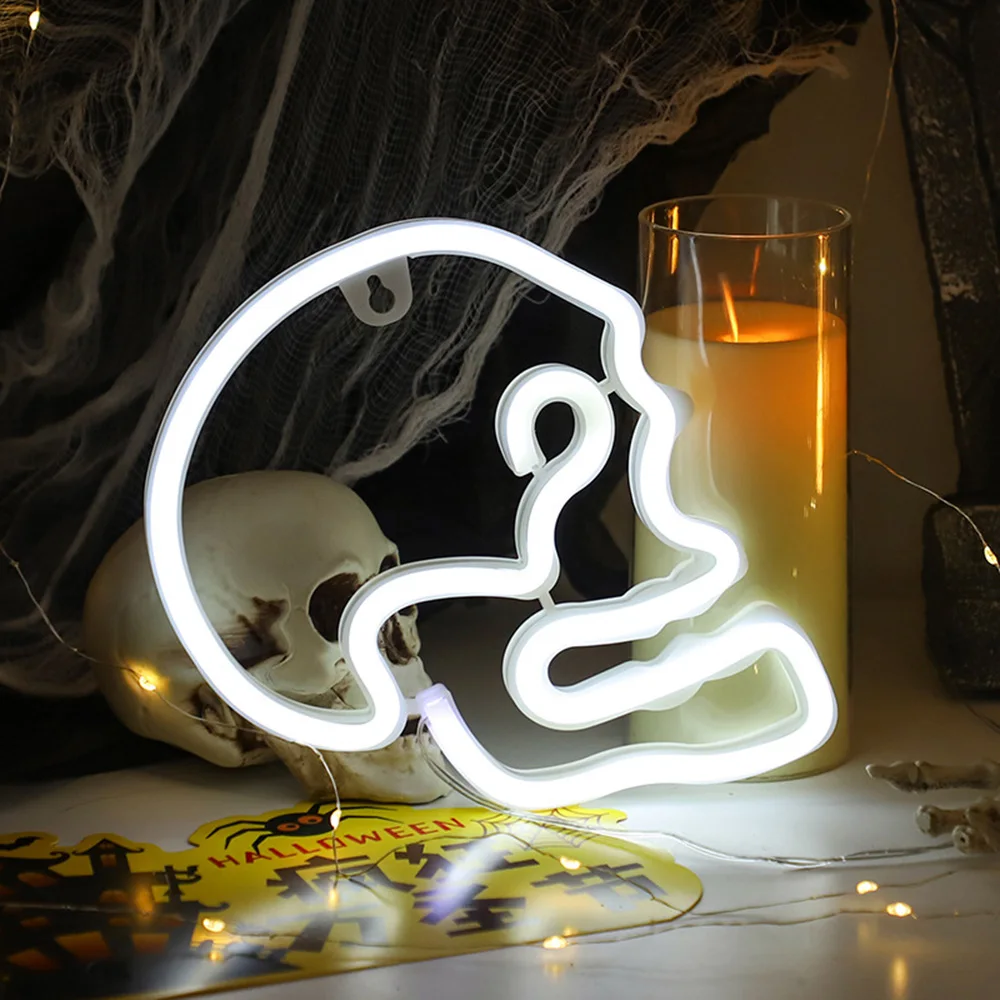 Butterfly Neon Sign USB/Battery Powered Cat LED Neon Light Skull Neon Lamp Wall Art Decor for Home Bedroom Birthday Gift Wedding