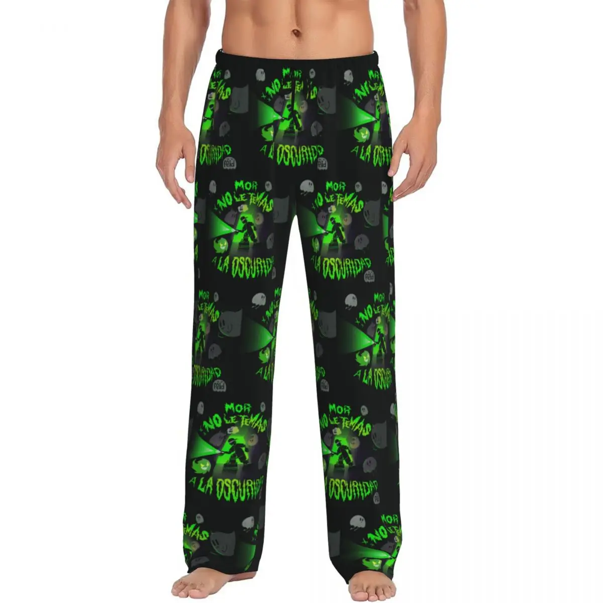 

Custom Feids MOR No Le Temas A La Oscuridad Pajama Pants for Men Lounge Sleep Stretch Sleepwear Bottoms with Pockets