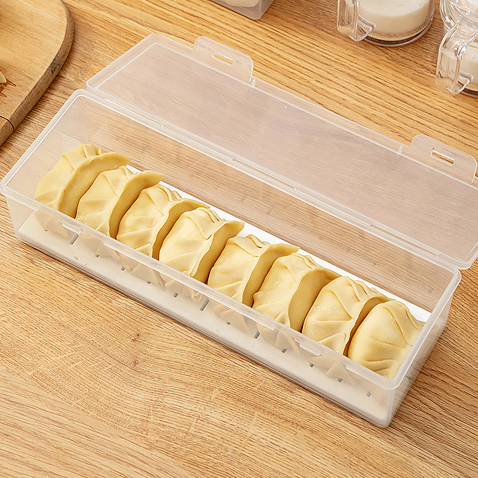 

Airtight Food Containers Fresh Preservation Boxes Fridge Storage PP Cases Kitchen ganization Fruit Vegetable Seafood Dry Food
