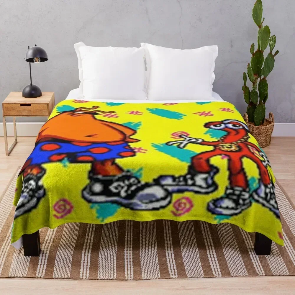 Toejam and Earl Throw Blanket Lightweight Warm Blanket for Travel Camping