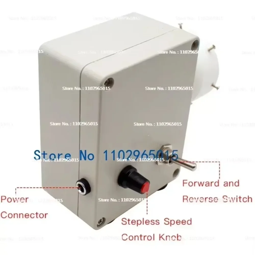 Professional Electric Fishing Rod Building Winding Machine DIY Fishing Rod Tool 0-60RPM Adjustable Forward and Reverse Switch