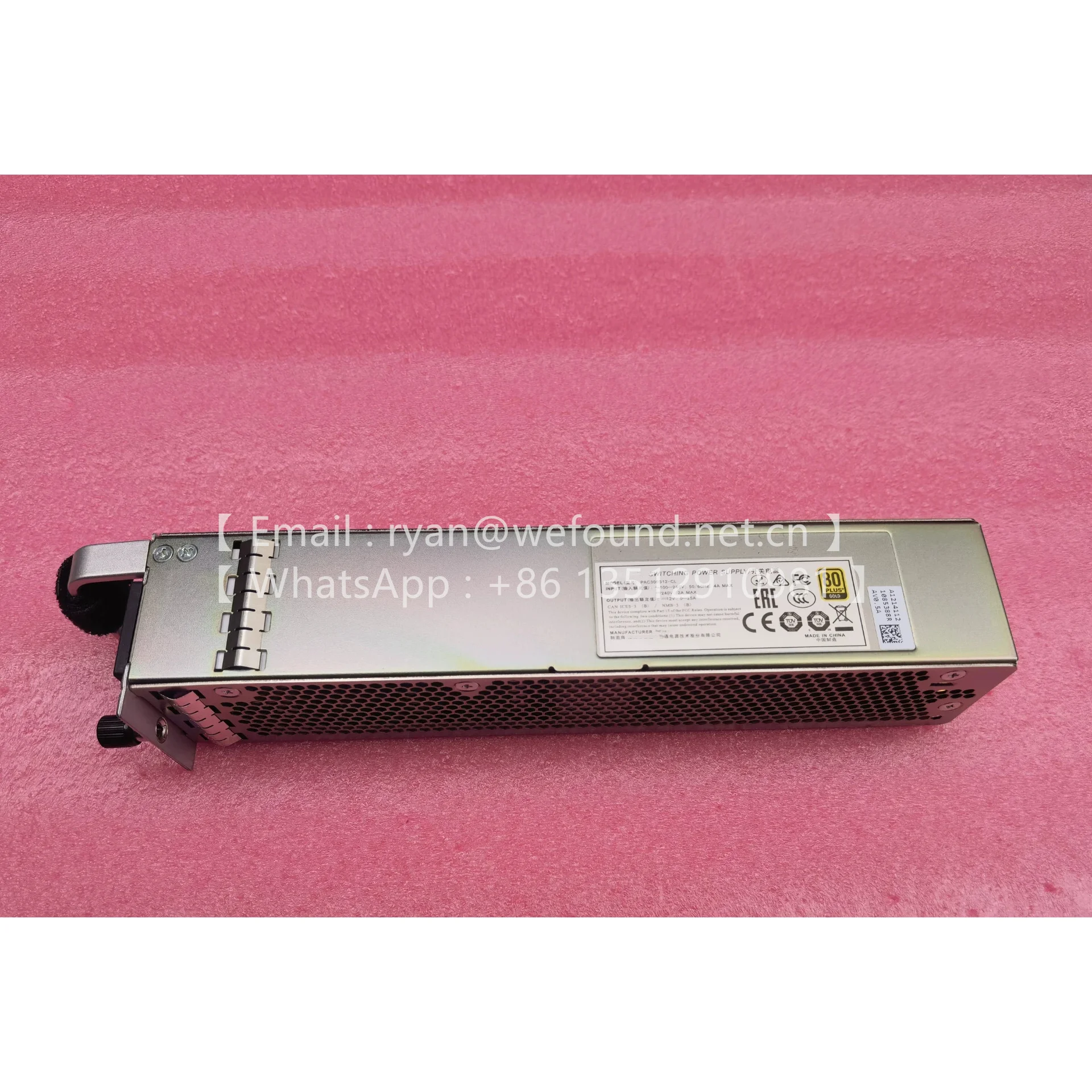 

PAC300S12-CL Серия S6700 Коммутаторы Аппаратное обеспечение Модуль питания переменного и 240 В постоянного тока 300 Вт 02131692