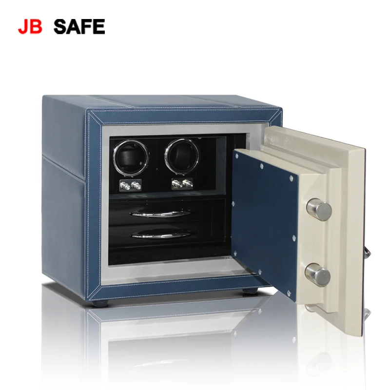 Fireproof Safety Box  Luxury Leather Safe  Jewelry and Watch Safe Box  Money Safes